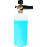 Darrahopens Auto Accessories > Auto Accessories Others > Automotive Cleaning Car Foam Cannon, 1L Foam Lance For High Pressure Washer, Brass Parts, Adjustable Concentration, Adjustable Spray Range