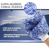 Darrahopens Auto Accessories > Auto Accessories Others > Automotive Cleaning Car Wash Gloves 2 Pieces, Microfiber Wash Mitt, Chenille Super Absorbent Cleaning Gloves For Cleaning, Kitchen And Car