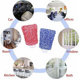Darrahopens Auto Accessories > Auto Accessories Others > Automotive Cleaning Car Wash Gloves 2 Pieces, Microfiber Wash Mitt, Chenille Super Absorbent Cleaning Gloves For Cleaning, Kitchen And Car