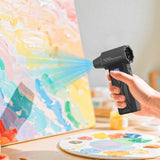 Darrahopens Auto Accessories > Auto Accessories Others > Automotive Cleaning Cordless Paint Pouring Blower with 5 Nozzles Electric Air Duster, Four-Speed Adjustable Speed 110000RPM Compressed Air Duster with LED Light,