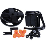 Darrahopens Auto Accessories > Auto Accessories Others > Automotive Cleaning Garden Hose Spray Nozzle - Hose Nozzle with Storage Cart for Outdoor Use