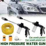 Darrahopens Auto Accessories > Auto Accessories Others > Automotive Cleaning High Pressure Long Pole Water Spray Nozzle Household Car Wash Cleaning Sprayer - Car Wash Sprayer Set