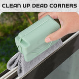 Darrahopens Auto Accessories > Auto Accessories Others > Automotive Cleaning Magic Window Track Cleaner, 2026 Upgraded Handheld Cleaning Brush Set for Window Sliding Slots, Tile Grout Lines, Shutter Slats, Car AC Vents, and Narrow Clearances (Green 3-Piece Set)
