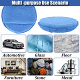 Darrahopens Auto Accessories > Auto Accessories Others > Automotive Cleaning Microfiber Wax Applicator Pads, Car Wax Applicator with Finger Pocket, Buffing & Detail Polishing Foam Pads for Car Cleaning and Fine Polishing (5 inch, 6 Pack)
