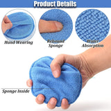 Darrahopens Auto Accessories > Auto Accessories Others > Automotive Cleaning Microfiber Wax Applicator Pads, Car Wax Applicator with Finger Pocket, Buffing & Detail Polishing Foam Pads for Car Cleaning and Fine Polishing (5 inch, 6 Pack)