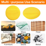 Darrahopens Auto Accessories > Auto Accessories Others > Automotive Cleaning Microfiber Wax Applicator Pads, Car Wax Applicator with Finger Pocket, Buffing & Detail Polishing Foam Pads for Car Cleaning and Fine Polishing (5 inch, 6 Pack) (Yellow)