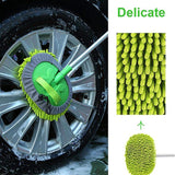 Darrahopens Auto Accessories > Auto Accessories Others > Automotive Cleaning New Telescopic Car Brush Wash Soft Care Mop Vehicle Cleaning Window Adjustable - Car Brush Wash Mop