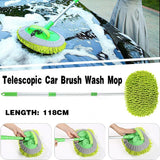 Darrahopens Auto Accessories > Auto Accessories Others > Automotive Cleaning New Telescopic Car Brush Wash Soft Care Mop Vehicle Cleaning Window Adjustable - Car Brush Wash Mop