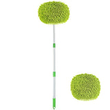 Darrahopens Auto Accessories > Auto Accessories Others > Automotive Cleaning New Telescopic Car Brush Wash Soft Care Mop Vehicle Cleaning Window Adjustable - Mop Cloth(mop not included)