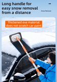 Orange 21° Curved Car Wash Mop and Snow Scraper with 180° Rotating Detachable Pole & 2 x Extra Large Microfiber Brush Cover – 2 Section Telescopic (58–101.5 CM) Aluminum Alloy Cleaning Brush for Vehicle and Home Care