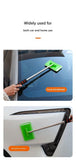 Darrahopens Auto Accessories > Auto Accessories Others > Automotive Cleaning Pink Telescopic Car Windshield Cleaning Brush with 3 Replacement Microfiber- Aluminium Alloy Extendable Handle, 180° Rotatable Microfibre Head, Anti-Fog & Streak-Free Glass Wiper for Car & Home Use, Soft Grip Foam Handle