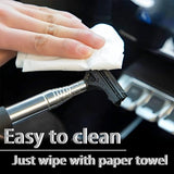 Darrahopens Auto Accessories > Auto Accessories Others > Automotive Cleaning Rearview Mirror Wiper Blades - 2-Piece Set - Telescopic Rearview Mirror Wiper Blades - Portable Wiper Blades - Telescopic up to 98cm - Portable Cleaning Tool for All Vehicles (Black)
