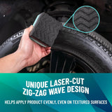 Darrahopens Auto Accessories > Auto Accessories Others > Automotive Cleaning Tire Shine Applicator Pads - Foam Pads for Applying Tire Dressings, Protectants, Wax, Polish and Car Detailer Products for Trucks and SUVs , (Pack of 4)