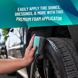 Darrahopens Auto Accessories > Auto Accessories Others > Automotive Cleaning Tire Shine Applicator Pads - Foam Pads for Applying Tire Dressings, Protectants, Wax, Polish and Car Detailer Products for Trucks and SUVs , (Pack of 4)