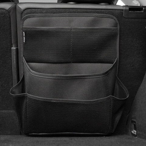 Darrahopens Auto Accessories > Auto Accessories Others > Automotive Decor 1 Pcs Black Premium Car Back Seat & Trunk Organizer - Multi-Pocket Hanging Storage Bag