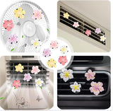 Darrahopens Auto Accessories > Auto Accessories Others > Automotive Decor 10 PCS Flower Car Air Freshener Vent Clips, Cute Pink Car Interior Decor Accessories, Aromatherapy Car Vent Clips for Women, Universal Car Air Outlet Decoration