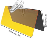 Darrahopens Auto Accessories > Auto Accessories Others > Automotive Decor 2-in-1 Car Anti-Glare Visor Extender – Day & Night Driving HD Goggles and Shield for Sun Blinding High Beams Fog & Snow Reflection Protection