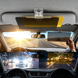 Darrahopens Auto Accessories > Auto Accessories Others > Automotive Decor 2-in-1 Car Anti-Glare Visor Extender – Day & Night Driving HD Goggles and Shield for Sun Blinding High Beams Fog & Snow Reflection Protection