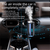 Darrahopens Auto Accessories > Auto Accessories Others > Automotive Decor 2 pcs Car interior essentials set-Golden Car Air Vent Aroma Diffuser &Black  Hanging Storage Bin- hanging storage container that is convenient to use and Compact