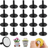 Darrahopens Auto Accessories > Auto Accessories Others > Automotive Decor 20-Piece Rubber Duck Holder - Black Car Duck Holder - Car with Self-Adhesive Duck Pads for Dashboard Display Duck Accessories (Rubber Duck Not Included)