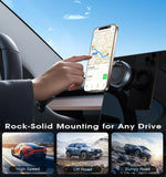 Darrahopens Auto Accessories > Auto Accessories Others > Automotive Decor 2026 Upgraded Vacuum Magnetic Car Phone Holder 360° Reinforced 96LBS Ultra Suction Cup Phone Mount for MagSafe Cell Phone Holders for Your Car/Gym/Mirror Mount for iPhone & Android