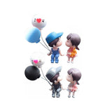 Darrahopens Auto Accessories > Auto Accessories Others > Automotive Decor 2pairs Cute Couple Car Interior Decorations Desktop Ornaments Car Accessories