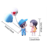 Darrahopens Auto Accessories > Auto Accessories Others > Automotive Decor 2pairs Cute Couple Car Interior Decorations Desktop Ornaments Car Accessories