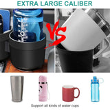 Darrahopens Auto Accessories > Auto Accessories Others > Automotive Decor 2pcs Car Cup Holder Organiser Dual 2-in-1 Adjustable Drink Holder for Vehicles