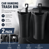 Darrahopens Auto Accessories > Auto Accessories Others > Automotive Decor 2pcs Car Umbrella Storage Bucket—a hanging storage container that is convenient to use; suitable for seatbacks or car doors, it is compact, practical, and doubles as a trash bin.