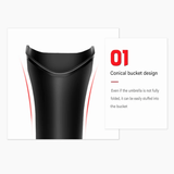 Darrahopens Auto Accessories > Auto Accessories Others > Automotive Decor 2pcs Car Umbrella Storage Bucket—a hanging storage container that is convenient to use; suitable for seatbacks or car doors, it is compact, practical, and doubles as a trash bin.