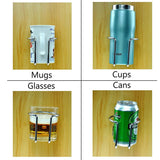 Darrahopens Auto Accessories > Auto Accessories Others > Automotive Decor 2pcs Cup Stainless Steel Boat Drink Holder Ring Holders Marine Car Truck Yacht