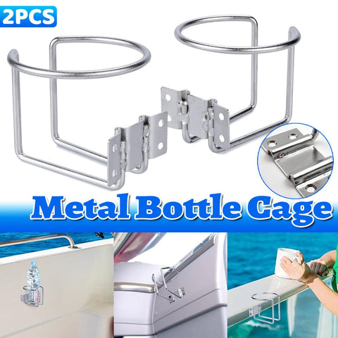 Darrahopens Auto Accessories > Auto Accessories Others > Automotive Decor 2pcs Cup Stainless Steel Boat Drink Holder Ring Holders Marine Car Truck Yacht
