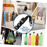 Darrahopens Auto Accessories > Auto Accessories Others > Automotive Decor 2PCS Multifunctional Car Seat Back Triple Hooks Organizer for Purses Umbrellas and Bags – Heavy Duty 15kg Easy Install Headrest Hangers for Car Interior Storage