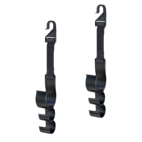 2PCS Multifunctional Car Seat Back Triple Hooks Organizer for Purses Umbrellas and Bags – Heavy Duty 15kg Easy Install Headrest Hangers for Car Interior Storage