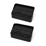 Darrahopens Auto Accessories > Auto Accessories Others > Automotive Decor 2X Car Coin Holder Portable Mini Change Storage Box Container Organizer Interior