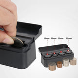Darrahopens Auto Accessories > Auto Accessories Others > Automotive Decor 2X Car Coin Holder Portable Mini Change Storage Box Container Organizer Interior