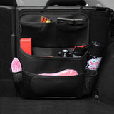Darrahopens Auto Accessories > Auto Accessories Others > Automotive Decor 3 Pcs Black Premium Car Back Seat & Trunk Organizer - Multi-Pocket Hanging Storage Bag
