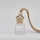 3 Set of Empty Car Diffuser Bottles with Long-Nozzle Sprayer and Funnel – 8ml Hanging Glass Perfume Pendant for Essential Oils and Fragrances