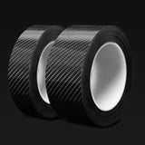 Darrahopens Auto Accessories > Auto Accessories Others > Automotive Decor 3PCS 3m Carbon Fiber Car Sticker Door Sill Anti-Scratch Tape DIY Protection Film