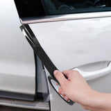 Darrahopens Auto Accessories > Auto Accessories Others > Automotive Decor 3PCS 3m Carbon Fiber Car Sticker Door Sill Anti-Scratch Tape DIY Protection Film