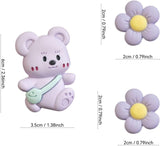 Darrahopens Auto Accessories > Auto Accessories Others > Automotive Decor 3Pcs Cute Bear Car Air Freshener Vent Clips, Aromatherapy Car Decor for Girls