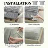 Darrahopens Auto Accessories > Auto Accessories Others > Automotive Decor 4-Pack No-Slip Bed Sheet Holders, Corner Grippers for Secure Fit