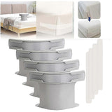 Darrahopens Auto Accessories > Auto Accessories Others > Automotive Decor 4-Pack No-Slip Bed Sheet Holders, Corner Grippers for Secure Fit