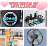 Darrahopens Auto Accessories > Auto Accessories Others > Automotive Decor 4PCS Heart-Shaped Car Vent Clips with Rhinestone,Bling Air Vent Clips Car Decorations,Premium Shiny Car Clips for Vents Accessories Interior (Lake Blue)