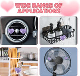 Darrahopens Auto Accessories > Auto Accessories Others > Automotive Decor 4PCS Heart-Shaped Car Vent Clips with Rhinestone,Bling Air Vent Clips Car Decorations,Premium Shiny Car Clips for Vents Accessories Interior (Purple)
