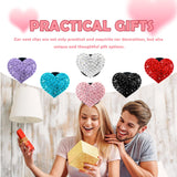 Darrahopens Auto Accessories > Auto Accessories Others > Automotive Decor 4PCS Heart-Shaped Car Vent Clips with Rhinestone,Bling Air Vent Clips Car Decorations,Premium Shiny Car Clips for Vents Accessories Interior (Red)