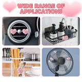 Darrahopens Auto Accessories > Auto Accessories Others > Automotive Decor 4PCS Heart-Shaped Car Vent Clips with Rhinestone,Bling Air Vent Clips Car Decorations,Premium Shiny Car Clips for Vents CCar Accessories Interior for Cars,Trucks,SUVs (Pink)