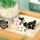 Darrahopens Auto Accessories > Auto Accessories Others > Automotive Decor 6 Pcs Daisy Flower Air Vent Clip Accessories Air Conditioning Outlet Clip Car Air Freshener Dashboard Accessories Charm Car Inter Decor(3 cm, 3.3 cm,Black, Pink, White)
