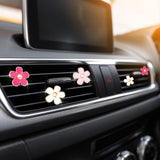 Darrahopens Auto Accessories > Auto Accessories Others > Automotive Decor 6 Pcs Daisy Flower Air Vent Clip Accessories Air Conditioning Outlet Clip Car Air Freshener Dashboard Accessories Charm Car Inter Decor(3 cm, 3.3 cm,Red, Pink, White)