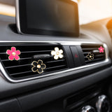 Darrahopens Auto Accessories > Auto Accessories Others > Automotive Decor 6 Pcs Daisy Flower Air Vent Clip Accessories Air Conditioning Outlet Clip Car Air Freshener Dashboard Accessories Charm Car Inter Decor(3 cm, 3.3 cm,Red, White, Black)
